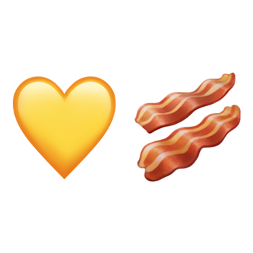 💛🥓 Emoji Domain iOS rendering